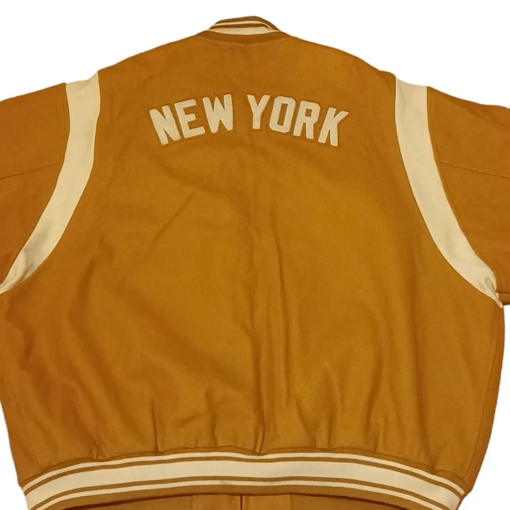 Mitchell & Ness Vintage 2006 Wool NY Yankees Quilted Jacket Men's Size 5… - Picture 7 of 11